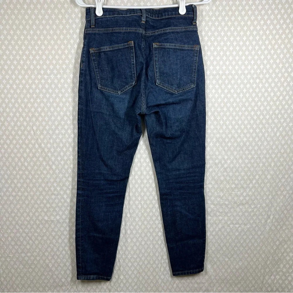 Everlane Dark Wash High Rise Skinny Jeans - Picture 4 of 4